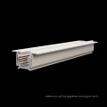 Espalhar 4wire 3phases Aluminium LED Perfil da faixa trilho de iluminação Rail LED Rail de iluminação LED